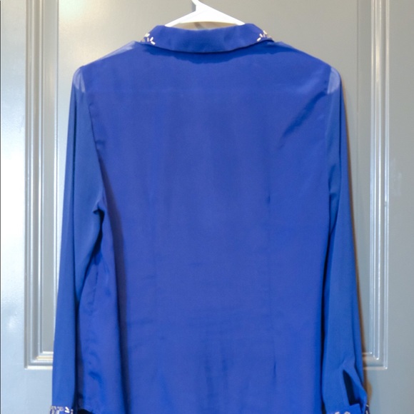 Asobio blue button-down blouse (M, 165/88A) - Picture 2 of 3
